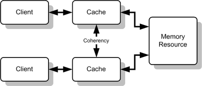 Multiple Caches of Shared Resource
